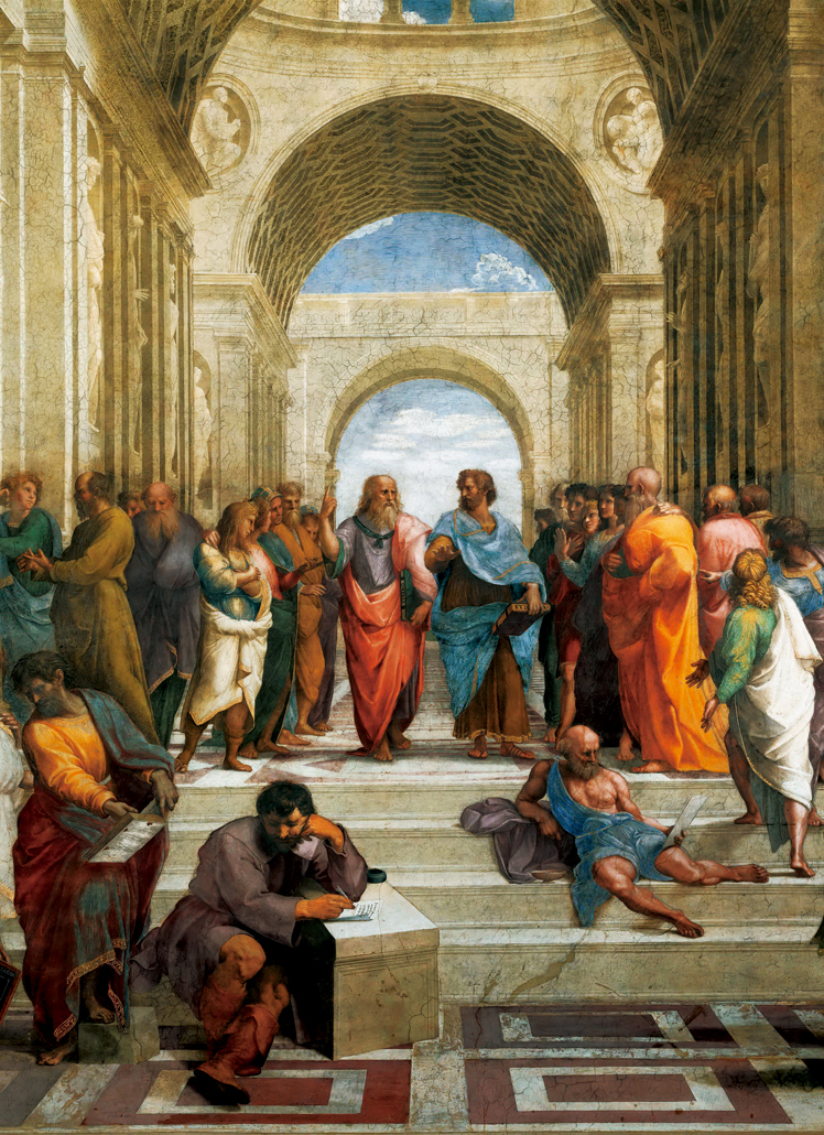   拉斐尔·桑西  Raffaello Santi  ——雅典学院局部 (6)